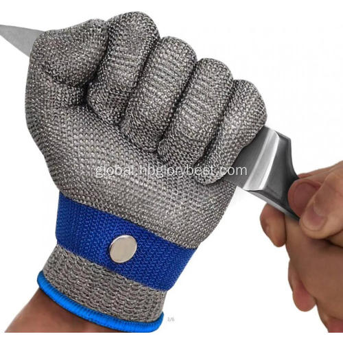 Butchers Mesh Gloves Stainless Steel Wire Mesh Safety Protection Gloves Factory